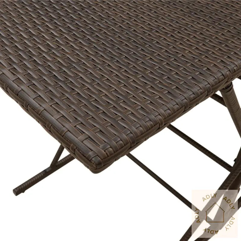 Hagespisegruppe Med Puter 7 Deler Polyrotting Brun