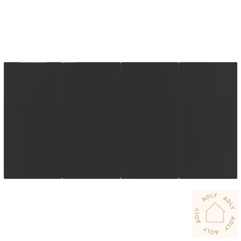 Hagespisegruppe 5 Deler Svart Polyrotting