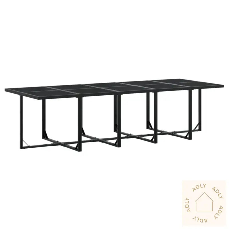 Hagespisegruppe 11 Deler Svart Polyrotting