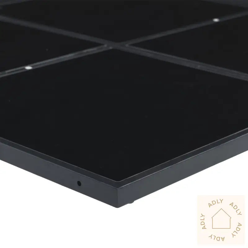 Hagespisegruppe 11 Deler Svart Polyrotting