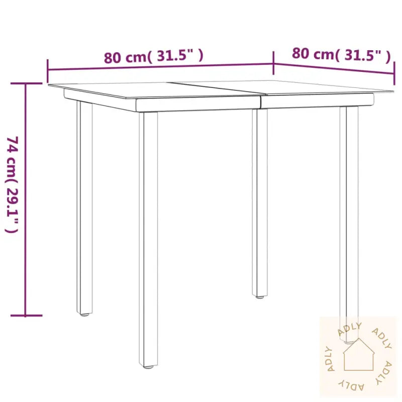 Hagespisegruppe Med Puter 5 Deler Polyrotting Beige