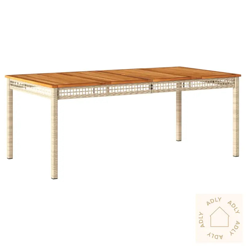 Hagespisegruppe Med Puter 9 Deler Polyrotting Beige