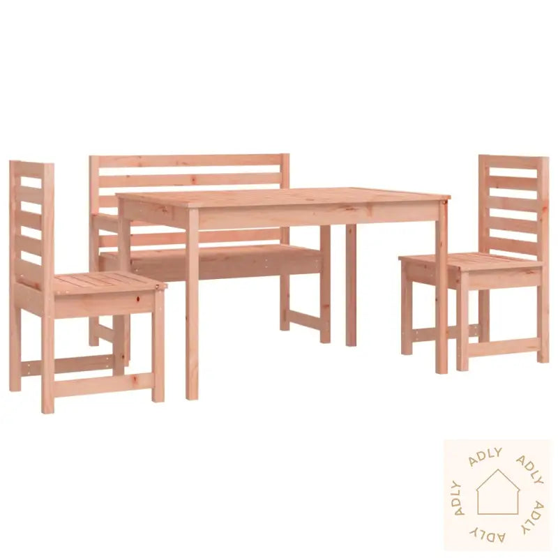 Utendørs Spisestue 4 Deler Heltre Douglasgran