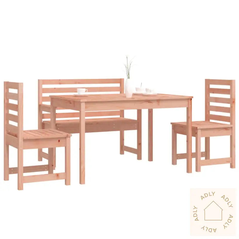 Utendørs Spisestue 4 Deler Heltre Douglasgran