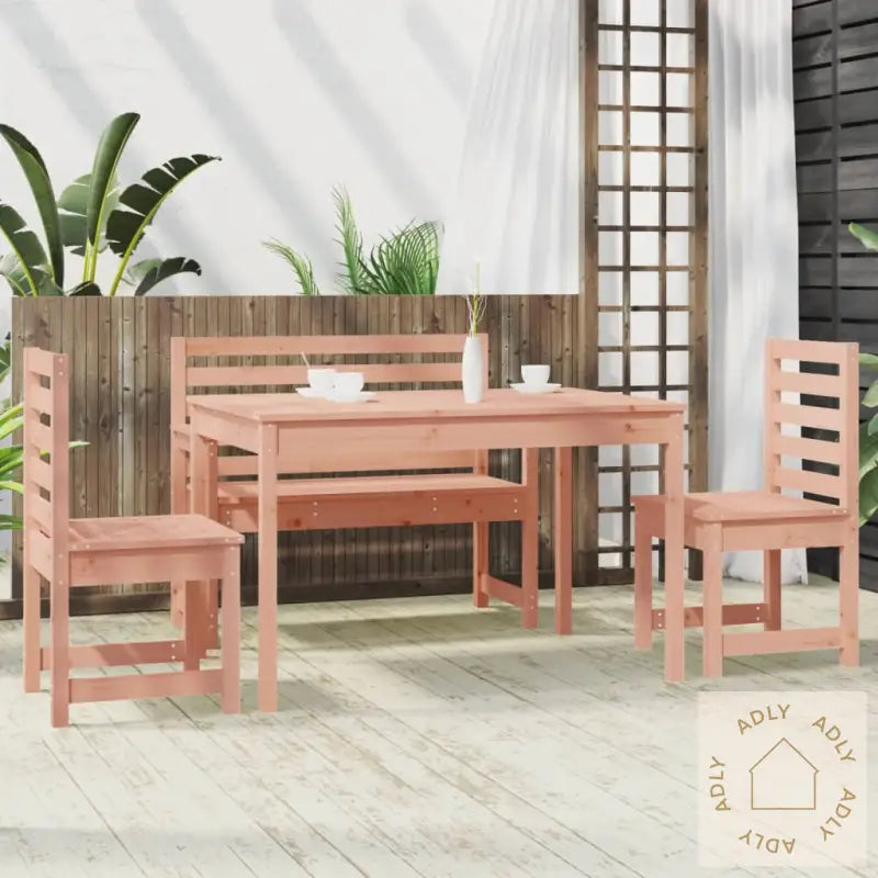 Utendørs Spisestue 4 Deler Heltre Douglasgran