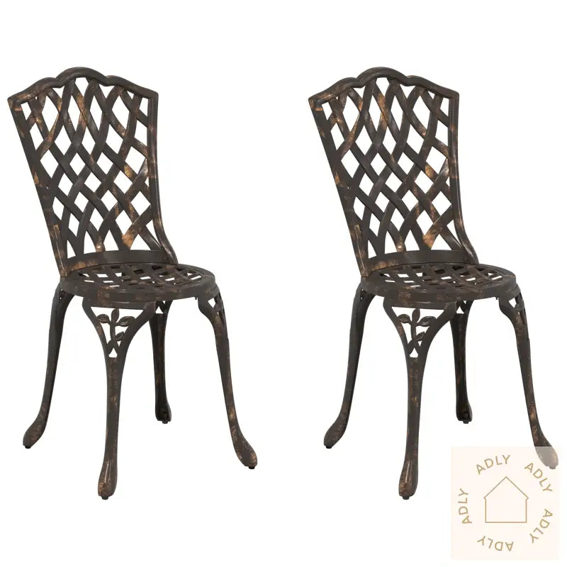 Hageputer 2 Stk Bronse Støpegods Aluminium