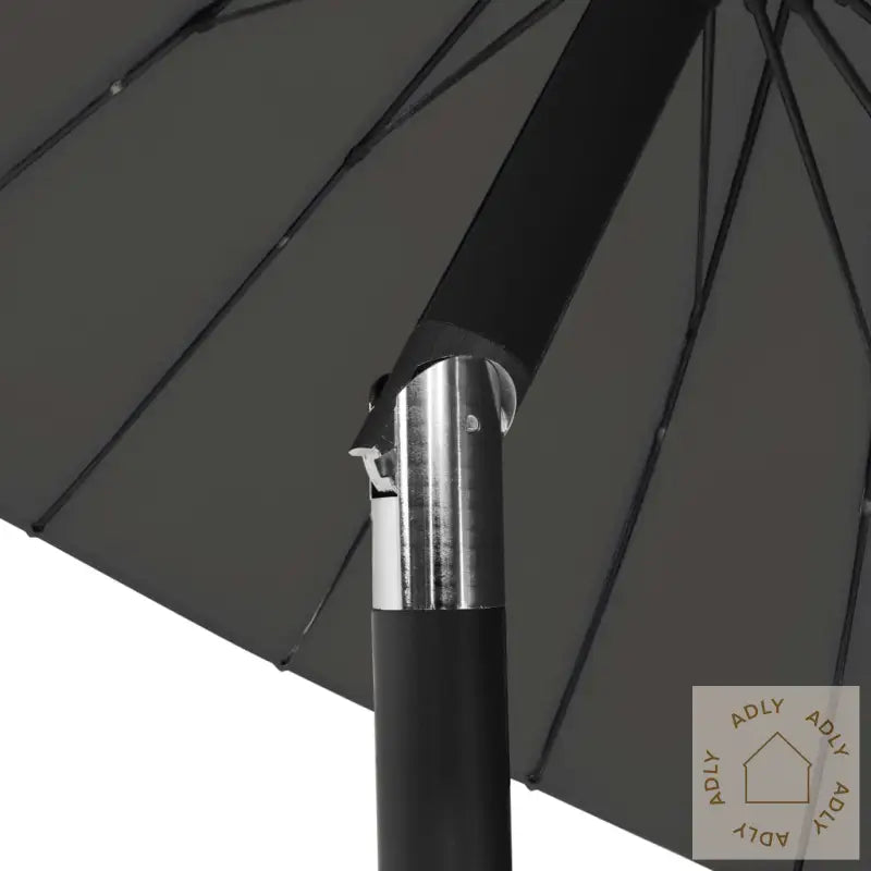 Parasoll Med Aluminiumsstang 270 Cm Antrasitt