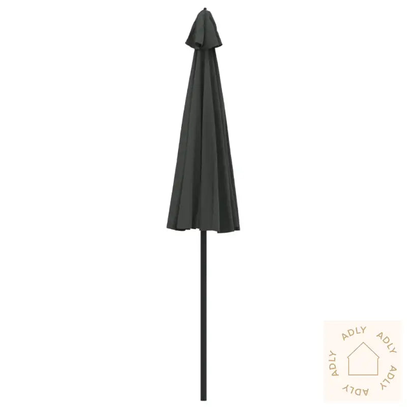 Parasoll Med Aluminiumsstang 270 Cm Antrasitt