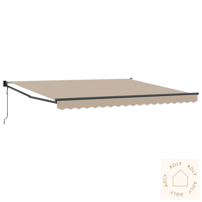 Automatisk Uttrekkbar Markise Beige 400X300 Cm