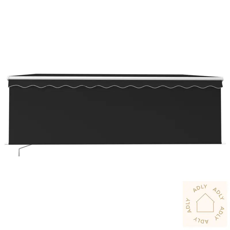 Manuell Uttrekkbar Markise Rullegardin Og Led 4X3 M Antrasitt