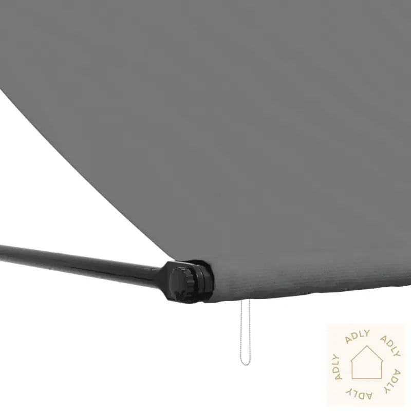 Uttrekkbar Markise Antrasitt 300X150 Cm Stoff Og Stål