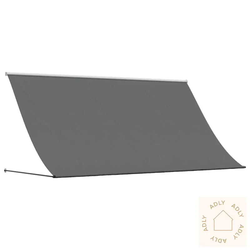 Uttrekkbar Markise Antrasitt 300X150 Cm Stoff Og Stål