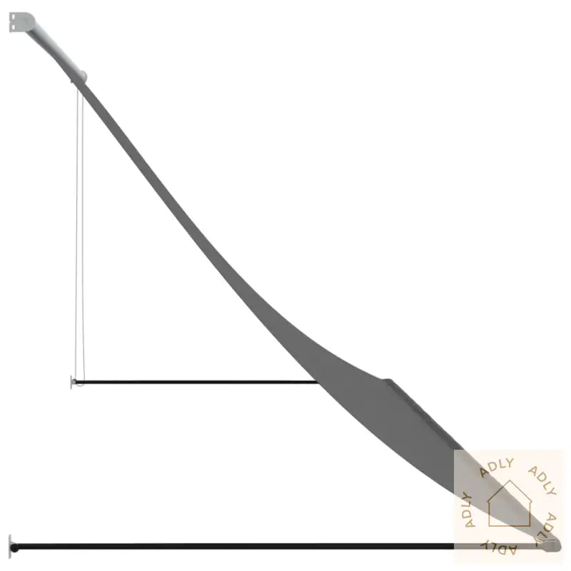 Uttrekkbar Markise Antrasitt 300X150 Cm Stoff Og Stål