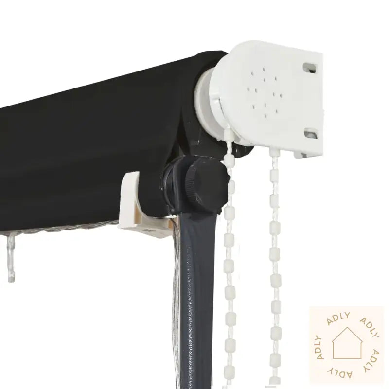 Uttrekkbar Markise Med Led 300X150 Cm Antrasitt