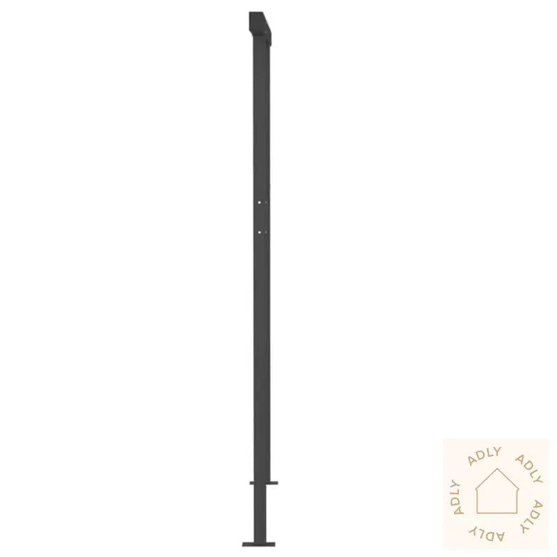 Manuell Uttrekkbar Markise Med Led 3,5X2,5 M Oransje Og Brun