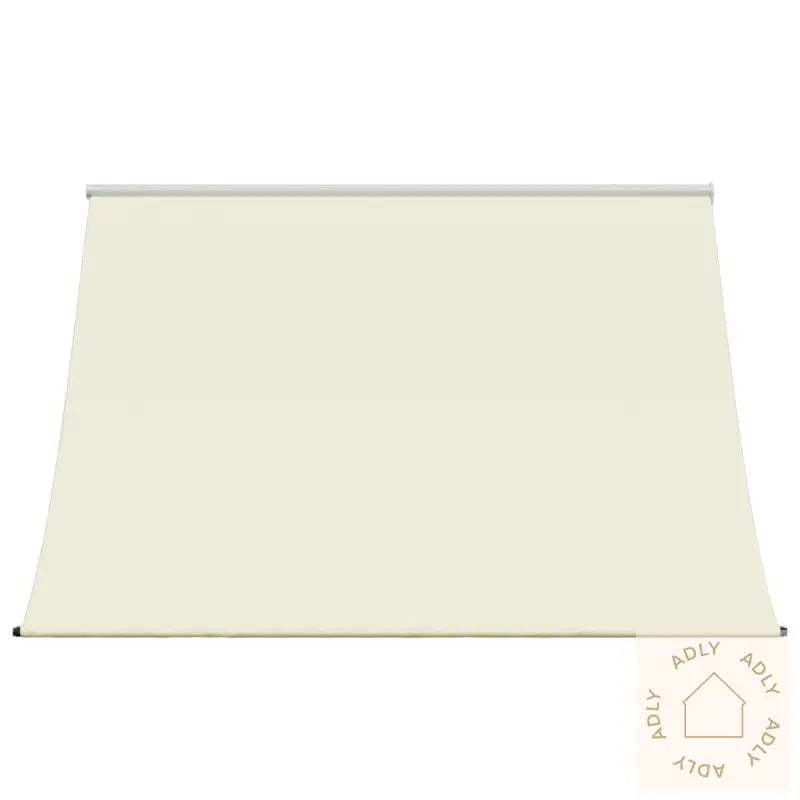 Uttrekkbar Markise Kremhvit 200X150 Cm Stoff Og Stål