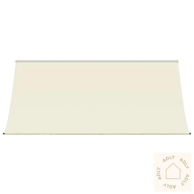 Uttrekkbar Markise Kremhvit 300X150 Cm Stoff Og Stål
