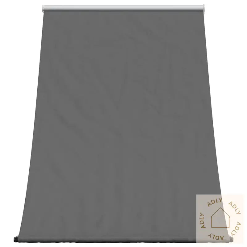 Uttrekkbar Markise Antrasitt 150X150 Cm Stoff Og Stål