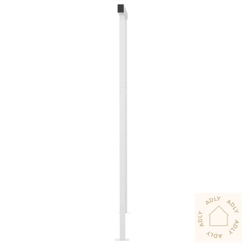 Manuell Uttrekkbar Markise Med Led 4X3,5 M Kremhvit