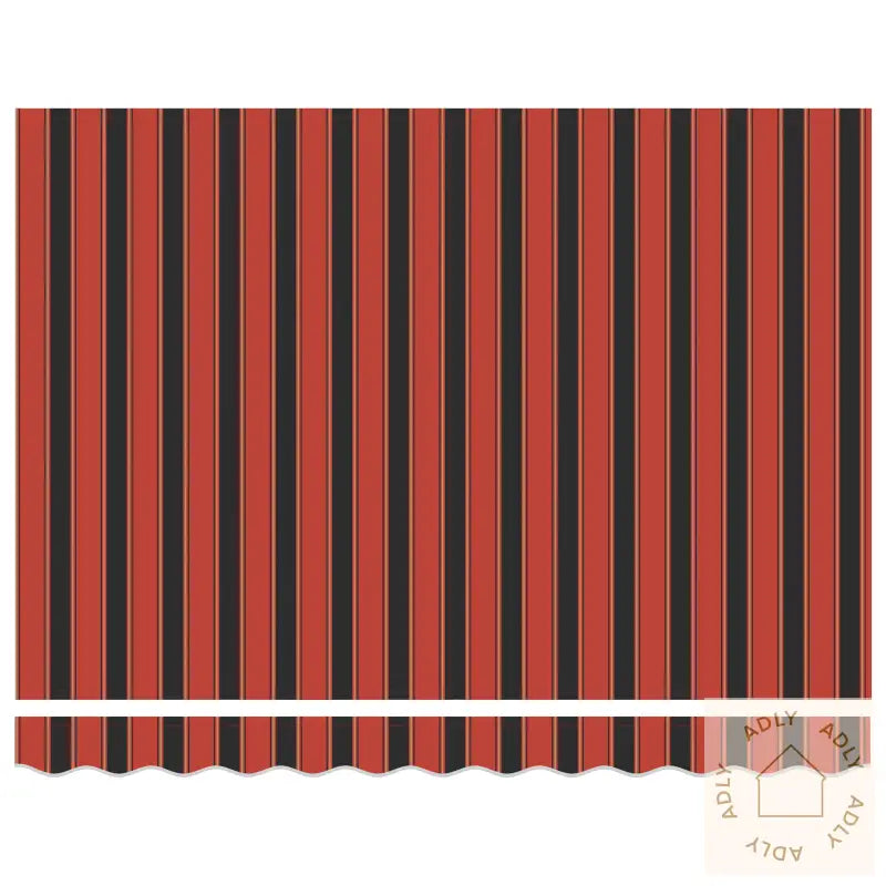 Markise Erstatningsstoff For 3.5X2 M Ramme Flerfarget Stripe