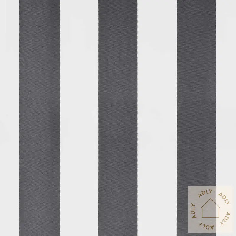 Uttrekkbar Markise Antrasitt Og Hvit 5X3 M Stoff Og Aluminium