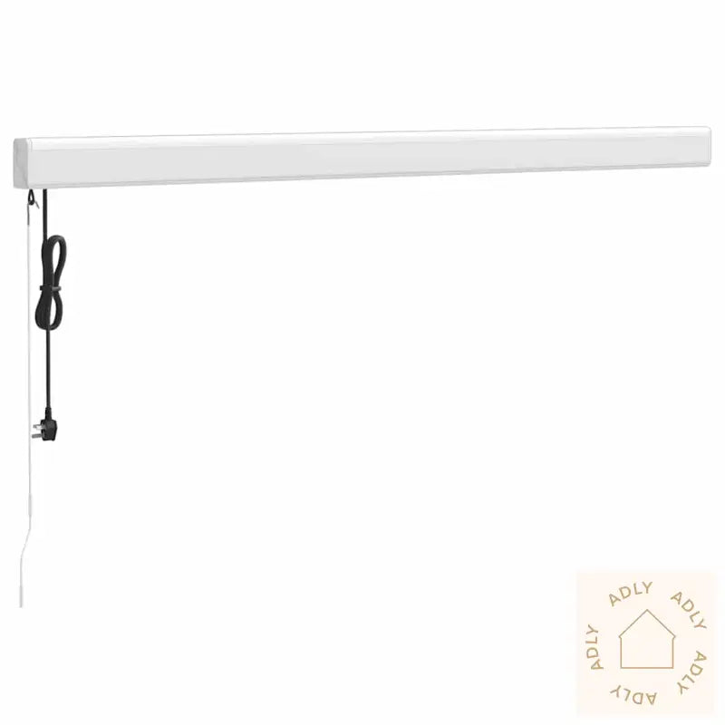Uttrekkbar Markise Gul Og Hvit 3X2,5 M Stoff Og Aluminium