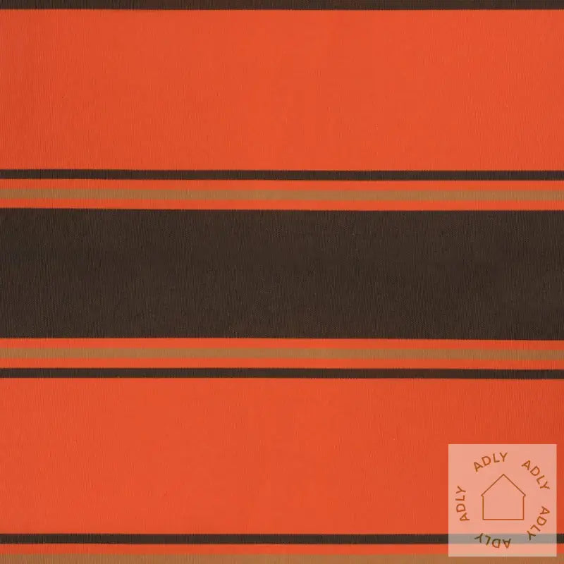 Uttrekkbar Markise Oransje Og Brun 4,5X3 M Stoff Og Aluminium