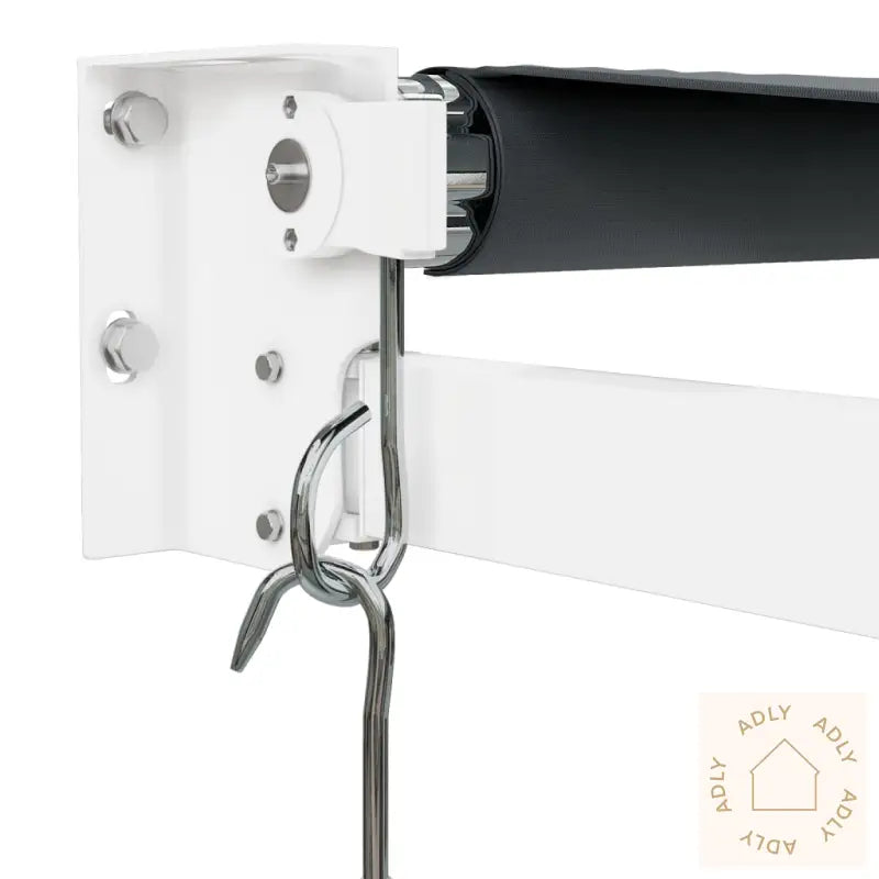 Uttrekkbar Markise Antrasitt 4,5X3 M Stoff Og Aluminium