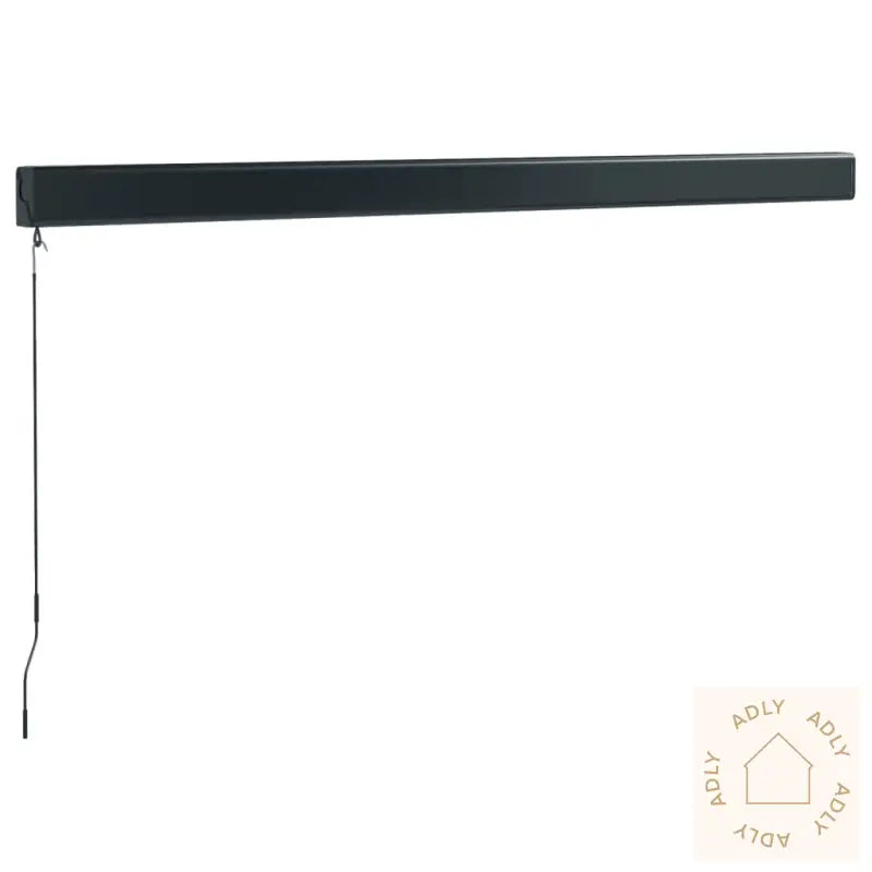 Uttrekkbar Markise Kremhvit 3X2,5 M Stoff Og Aluminium