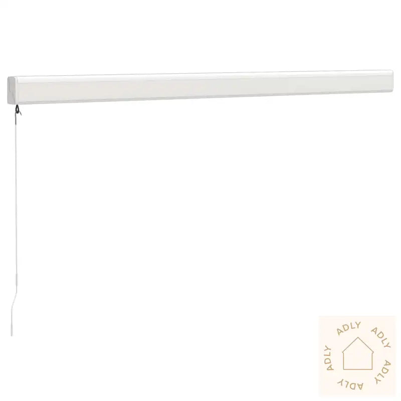 Uttrekkbar Markise Gul Og Hvit 3X2,5 M Stoff Og Aluminium
