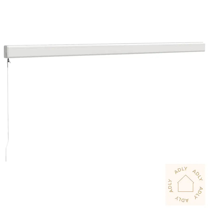 Uttrekkbar Markise Kremhvit 4X3 M Stoff Og Aluminium