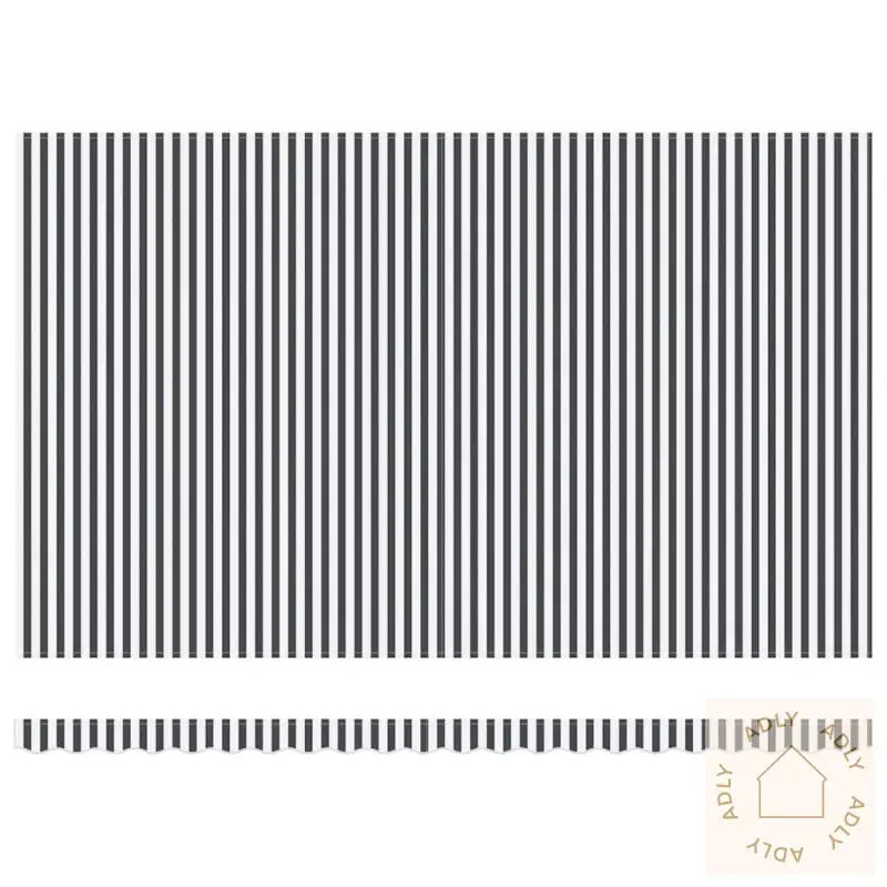 Uttrekkbar Markise Antrasitt Og Hvit 5X3 M Stoff Og Aluminium