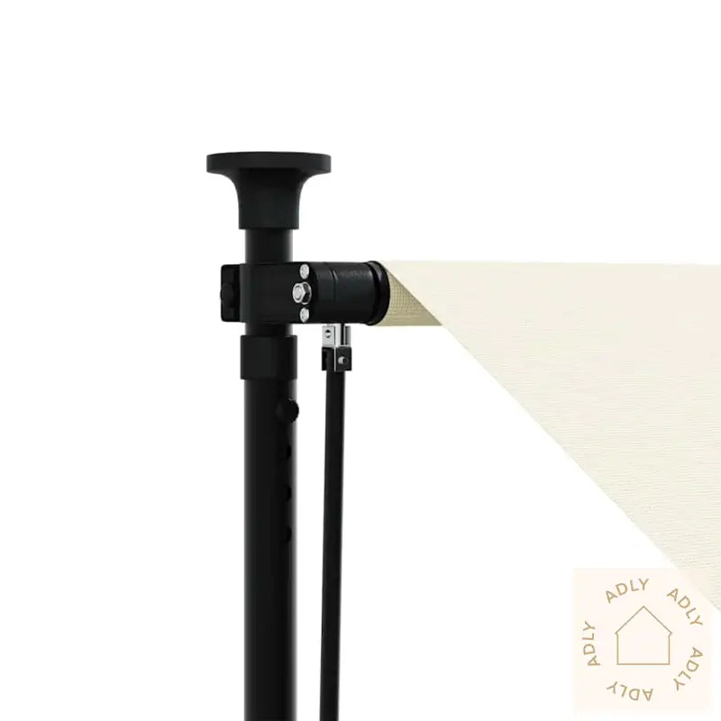 Uttrekkbar Markise Kremhvit 200X150 Cm Stoff Og Stål