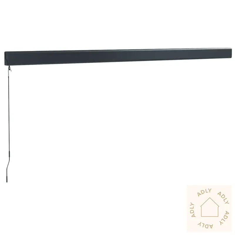 Uttrekkbar Markise Gul Og Hvit 4X3 M Stoff Og Aluminium