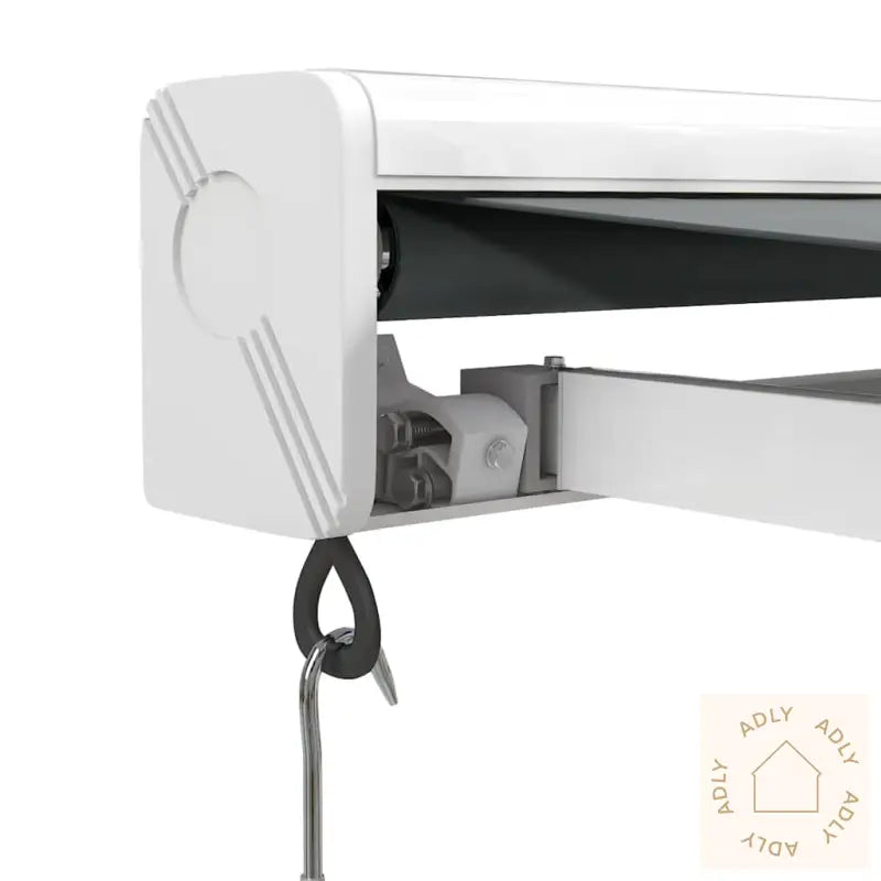 Uttrekkbar Markise Antrasitt 3,5X2,5 M Stoff Og Aluminium