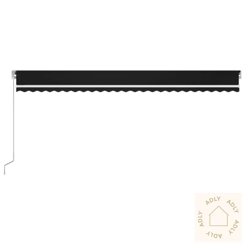 Manuell Uttrekkbar Markise 600X350 Cm Antrasitt