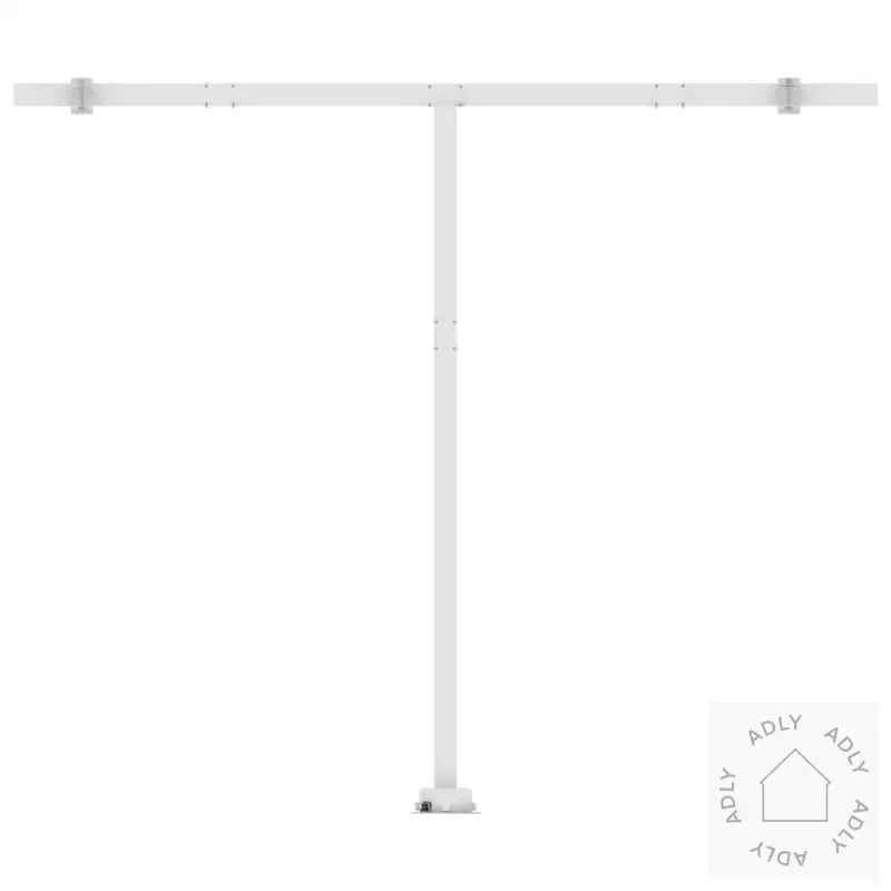 Frittstående Manuell Uttrekkbar Markise 400X300 Cm Oransje/Brun