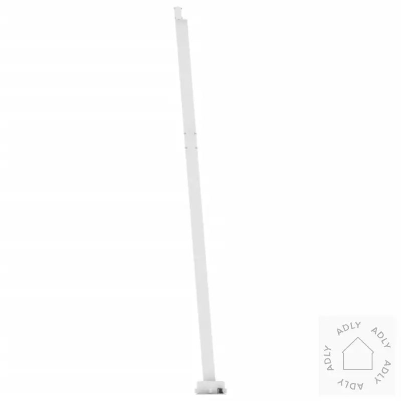 Manuell Uttrekkbar Markise Med Led 500X300 Cm Gul Og Hvit