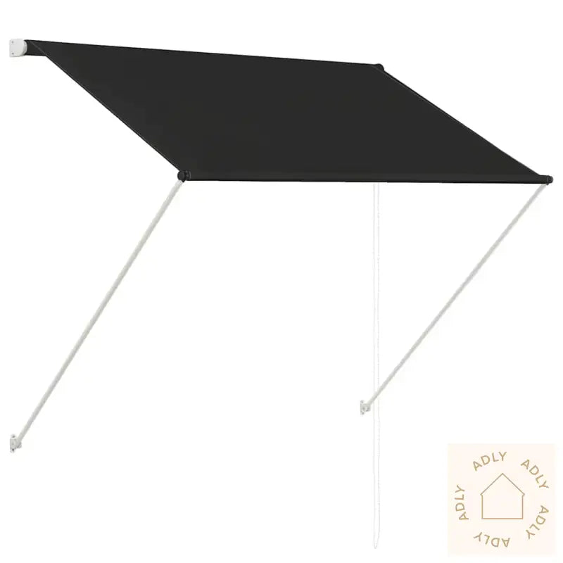 Uttrekkbar Markise 100X150 Cm Antrasitt