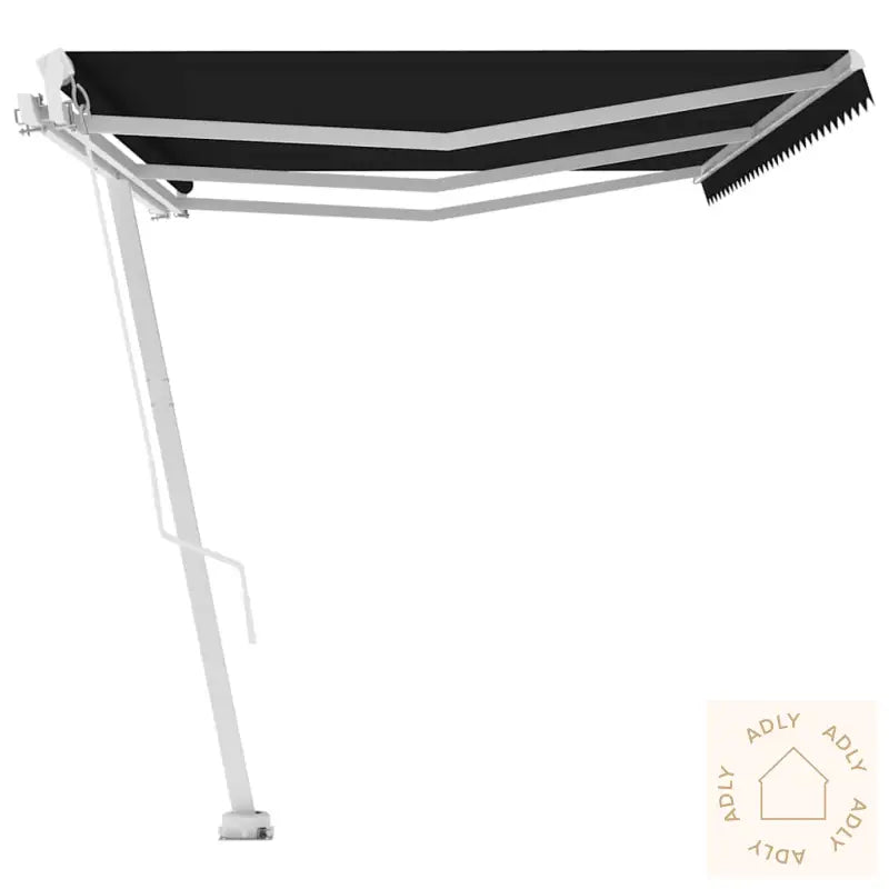 Frittstående Manuell Uttrekkbar Markise 600X300 Cm Antrasitt