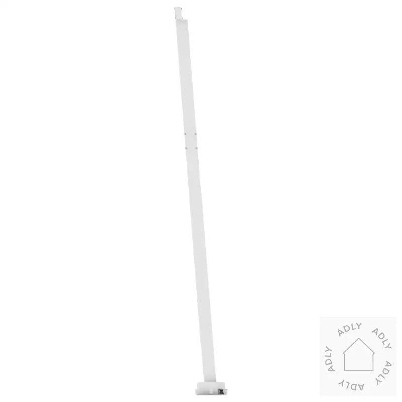 Manuell Uttrekkbar Markise Med Led 500X350 Cm Kremhvit