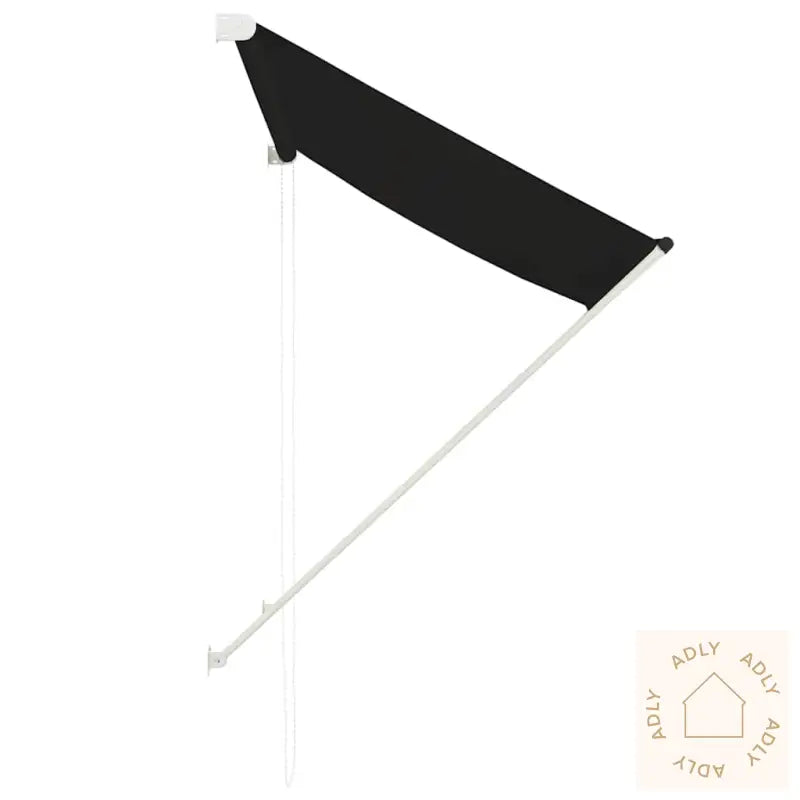 Uttrekkbar Markise 150 X 150 Cm Antrasitt