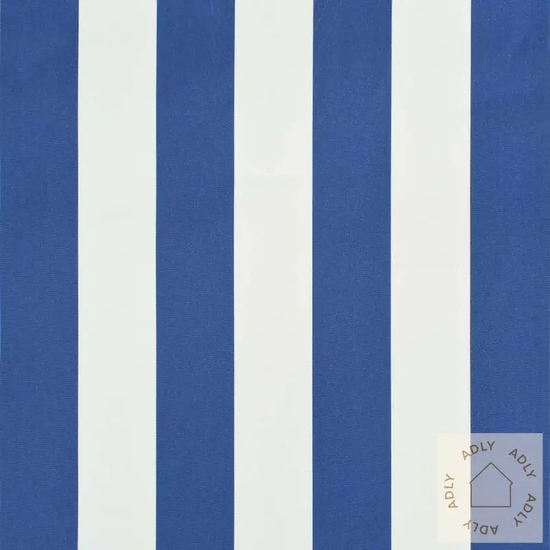 Uttrekkbar Markise 100X150 Cm Blå Og Hvit