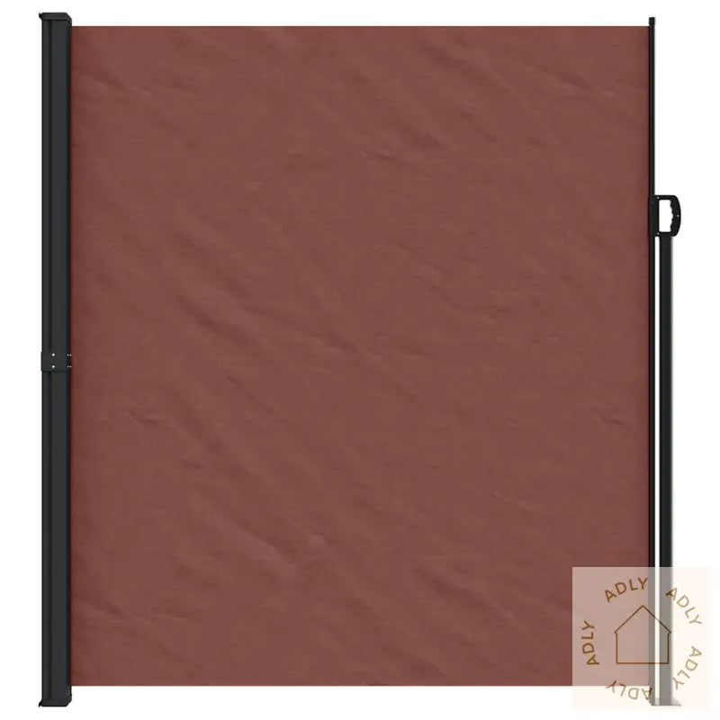 Uttrekkbar Sidemarkise 220X600 Cm Brun