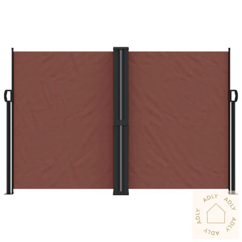 Uttrekkbar Sidemarkise 160X1200 Cm Brun