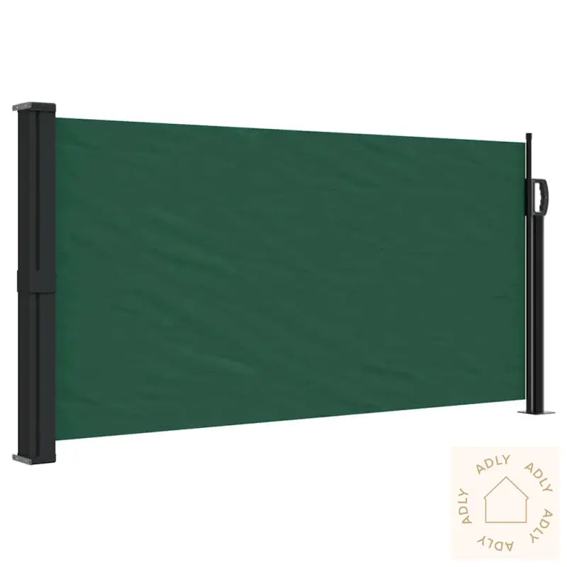 Uttrekkbar Sidemarkise Mørkegrønn 100X300 Cm