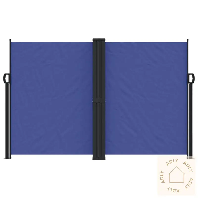 Uttrekkbar Sidemarkise Blå 160X1200 Cm