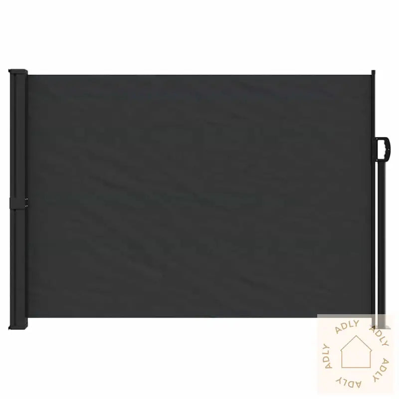 Uttrekkbar Sidemarkise 140X600 Cm Svart
