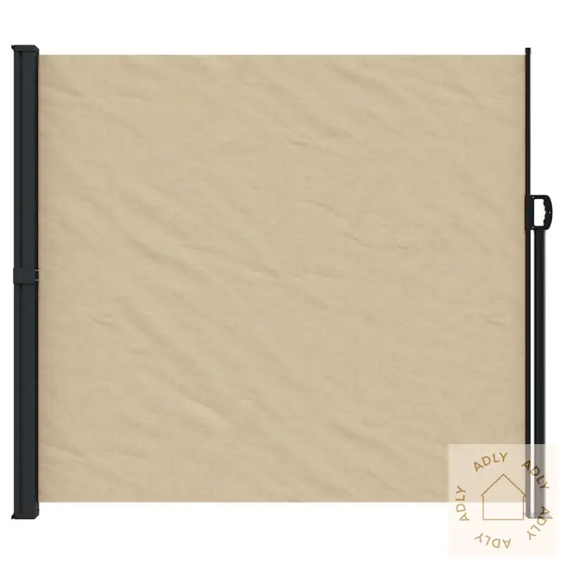 Uttrekkbar Sidemarkise Beige 180X600 Cm