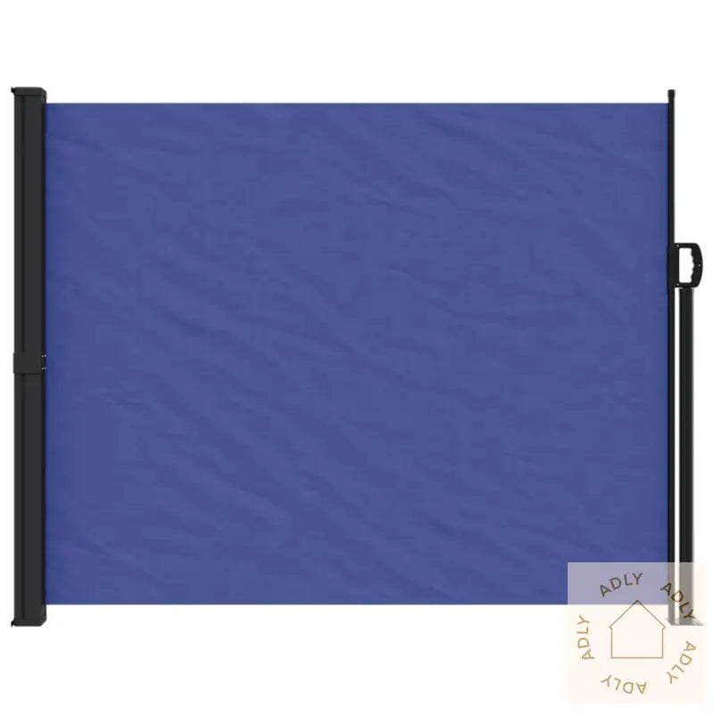 Uttrekkbar Sidemarkise 160X600 Cm Blå